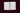 View of the opened Triptych A5 hardcover crimson, showing lined paper. Dark red background.