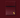 Front view of the Triptych Crimson folio, a maroon leather-bound case, with gold foil company logo in the bottom right corner. Maroon coloured background.