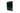 Left facing angle of the Triptych Ivy folio, a green leather-bound case, with gold foil company logo in the bottom right corner.