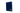 Left facing angle of the Triptych Lapis folio, a blue leather-bound case, with gold foil company logo in the bottom right corner.