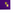 Close up of the Triptych company logo, in gold foil on a violet cloth background. Logo features two interlocking squares.